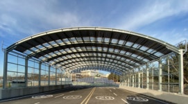 현대에너지솔루션, ‘방음터널용 양면 태양광 솔루션’ 개발