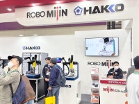 [AW 2025] 미진솔테크, HAKKO HU-200 로봇 솔더링 시스템 제시