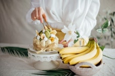 [리얼푸드] 군침도는 보슬보슬함 바나나로 만드는 떡케이크