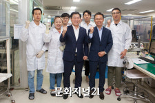 [MJ 포토] 중소기업 현장 찾은 박승원 광명시장