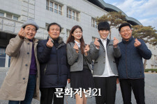 [MJ포토] 익산고등학교, 학교폭력 예방영화 촬영한 배우들