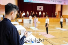 [MJ포토] 제12회 전국요가대회, 개회식 전 경기