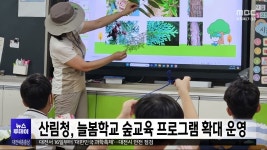 산림청, 늘봄학교 숲교육 본격 운영..전국 253개교