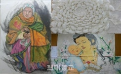 꽃ㆍ어린아이 그림 보며 마음 힐링을
