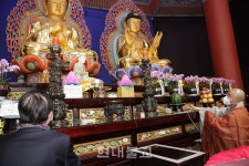 홍법사, 개산 17주년 맞아 나한상 제막