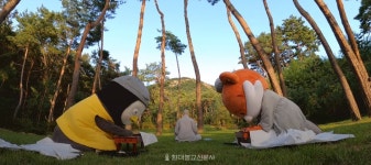 템플스테이 체험한 펭수, 묵언 수행에 성공했을까