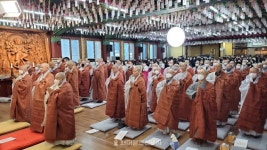 금산사, 동안거 해제법회 봉행 및 신년하례법회 봉행
