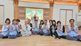 연예인전법단 가수분과위, 화계사서 템플스테이