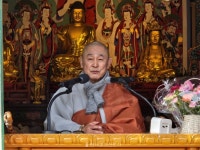 울주 보덕사 삼층 금강탑 점안법회 봉행