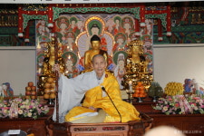 일붕선교종 제7세 종정 운악 대륜 대종사 취임