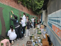 중림종합사회복지관, 주거취약계층 위한 골목 벽화활동 추진