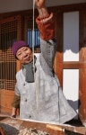 [사찰국수 기행] 21. 정관 스님의 능이 배추 칼국수 