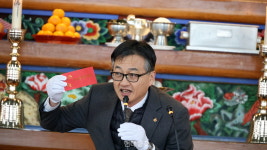 천안 각원사 을사년 신년하례…희망찬 새해 기원 