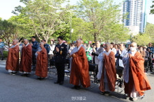 경남 김해서부경찰서 봉축법요식·점등식 봉행