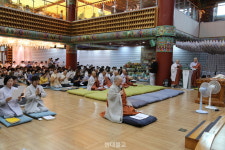 창원 정법사, 백중 맞아 가사불사‧승보공양 봉행