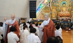 안국선원, 삼귀의·오계 합동수계법회 봉행