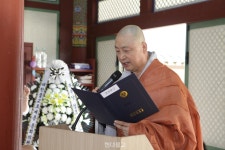 목우당 성오 대선사 20주기 맞아 부도탑 제막