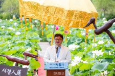 칠곡 망월사 백련 향기 따라 마음도 맑게