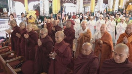 혜자스님, 미얀마에 평화의 불