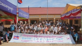 지구촌공생회 캄보디아에 15번 째 교육시설 삼명초등학교 준공