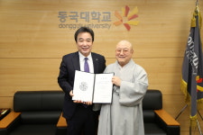 조계종 원로의원 법타스님, 혜광원 재건립 기금 1천만 원 기부