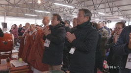 상월선원 대중 무무관 개원..이기흥 회장 등 재가자 4명 입방