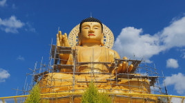 홍법사, 21m 아미타대불 개금불사 회향