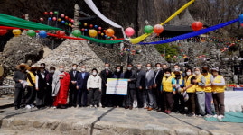 마이산 탑사, 진안군에 자비의 쌀 3t 전달