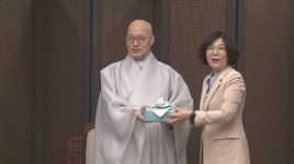 진우스님, 안성시장에 아미타불교요양병원 관심 당부