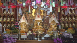 삼론종 대구 보현정사 대웅전 삼존불 개금불사 점안