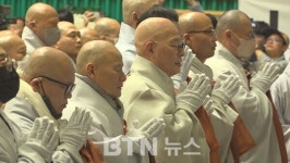 진우스님, 무안 합동분향소 조문 모든 방법 강구해 지원