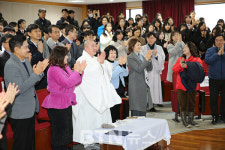 동대부여중고 새 이름 가람 교명 현판식 개최