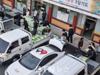 부산 연제구 정수사,  연말 맞아 경로당에 자비의 쌀 2,700kg  전달