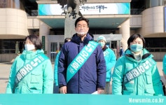 대구 온 기본소득당 오준호, “이재명·윤석열 토건 공약 이행 안 될 것”