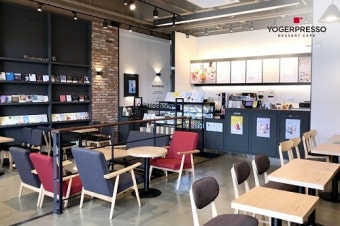 카페 창업 인테리어 - 프랜차이즈 카페 인테리어 리뉴얼