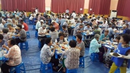 참좋은사람들·수자원공사 정읍권지사, 찾아가는 나눔 밥차봉사