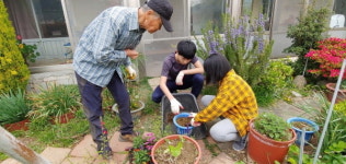 봄 향기 가득한 뜰...