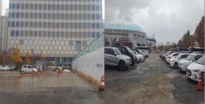 목동 한 복판에 먼지 풀풀...양천구 공영주차장 엉망