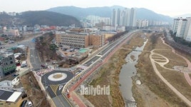 경북체고 옆 도시계획도로 개통
