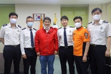 배준영 당선인, 강화소방서 방문해 소방대원 격려