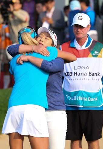 [LPGA] 골프 여제, 영원한 박세리... 열린 은퇴식 '팬들과 작별하다'