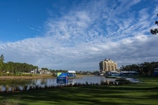 다이아몬드 리조트가 열리는 아름다운 골프장 전경