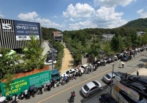 펜타힐즈W 1단지 견본주택, 오픈 첫날 평일부터 북적북적
