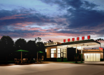 주유소 부지에 주류 유명 커피샵 들어서