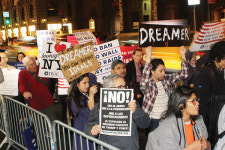 트럼프타워앞 드림액트 통과촉구 시위
