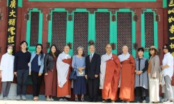 전명국 회장, 장학기금 15만달러 전달