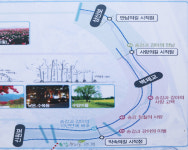 공릉천 강변 따라 송강 시가 흐르네