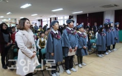 졸업생 7명, 행주초의 소박한 졸업식