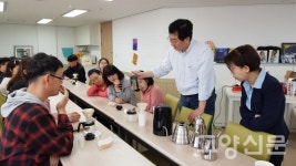 트리니커피, 애덕의 집에서 커피 특강