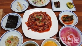 쫄깃한 시래기 들어간 코다리찜 점심특선 인기